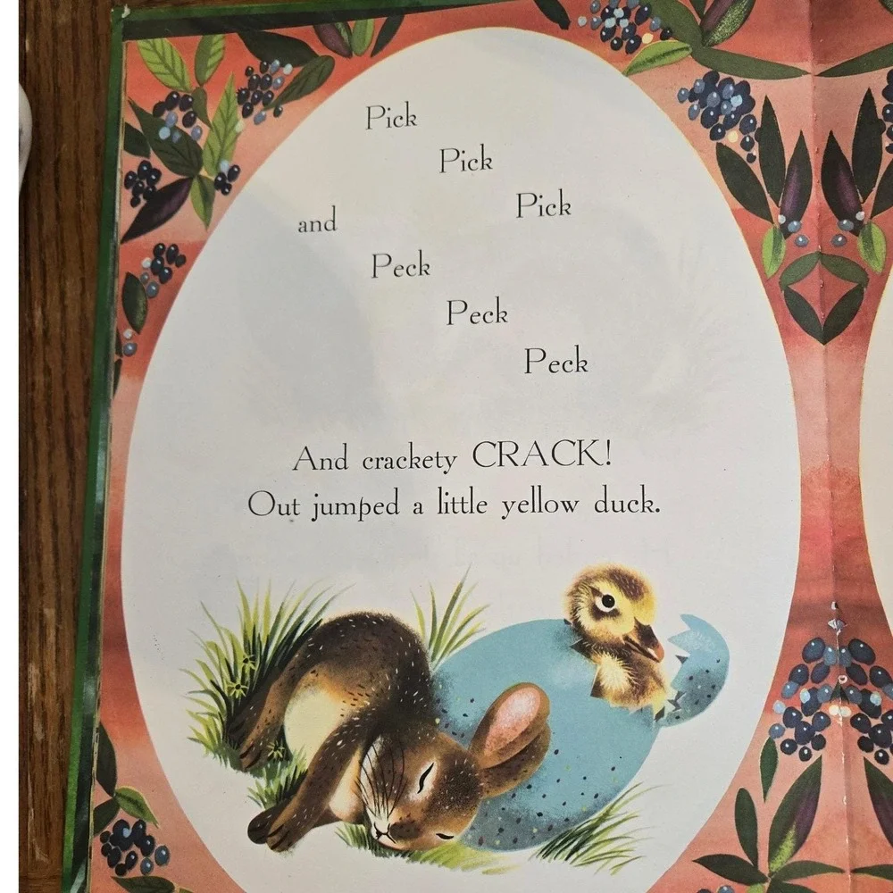 Golden Press The Golden Egg Book Childrens 1976 Oversize 9.5